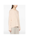 Round Neck Long Sleeve T-Shirt Light Pink - FABIANA FILIPPI - BALAAN 4