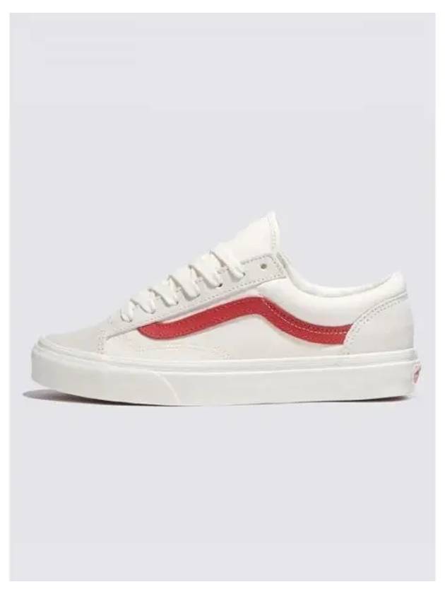 Style 36 Low Top Sneakers Marshmallow Racing Red - VANS - BALAAN 2