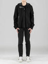 Shadow Wappen Soft Shell Hooded Zip Up Black - STONE ISLAND - BALAAN 3