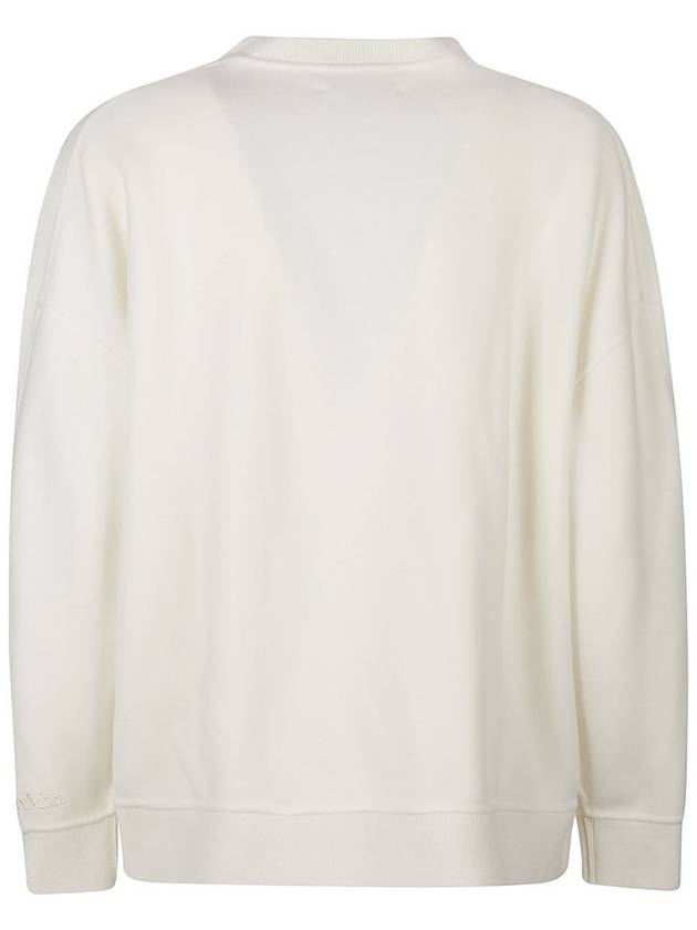 Elvira Jersey Crew Neck Knit Top Ivory - MAX MARA - BALAAN 3