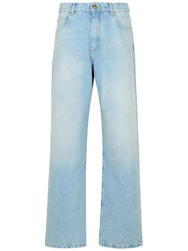 Balmain Light Blue Denim Jeans - BALMAIN - BALAAN 1