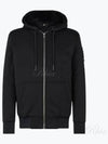 Classic Bunny Zip Up Hoodie Black Lining Black - MOOSE KNUCKLES - BALAAN 2