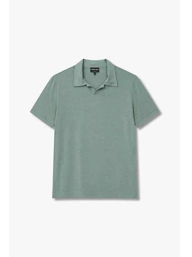 Men s Soft Easy Polo Shirt Green - GIORGIO ARMANI - BALAAN 1