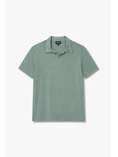 Men s Soft Easy Polo Shirt Green - GIORGIO ARMANI - BALAAN 1