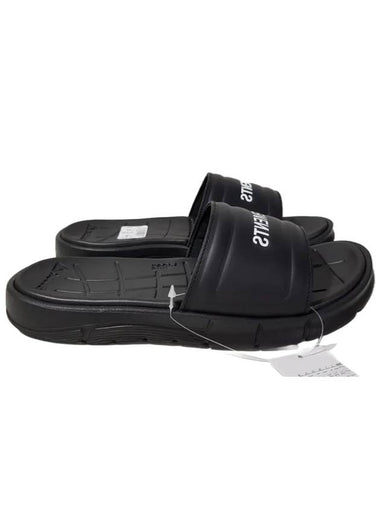 USSRE4 BLACK WHTITE Women Slippers Black - VETEMENTS - BALAAN 1