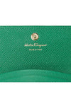 Salvatore Women's Barra Card Wallet Emerald - SALVATORE FERRAGAMO - BALAAN 7