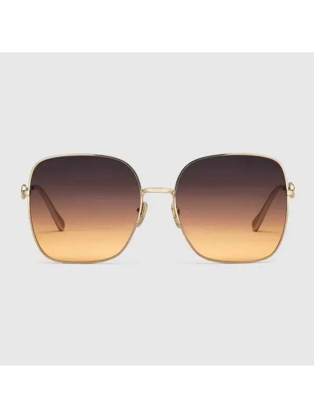 square frame sunglasses gold multicolor 648494I33308076 - GUCCI - BALAAN 1