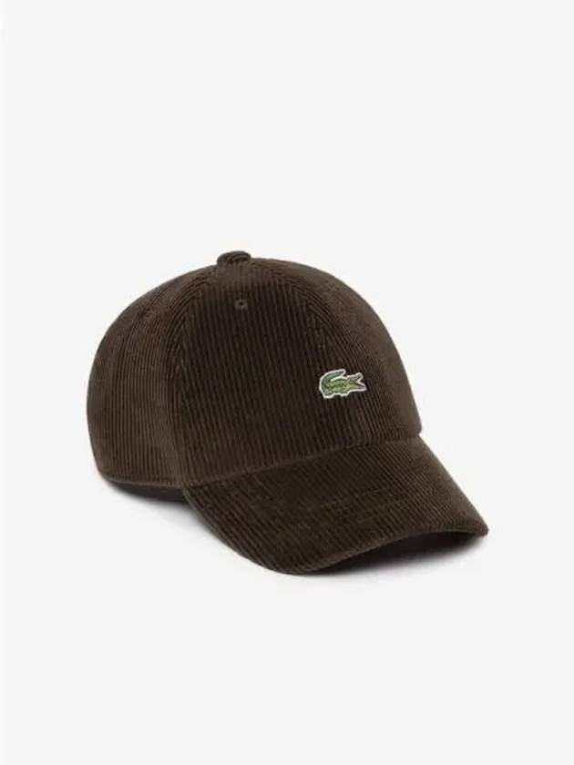 Corduroy baseball cap RK312E 54N S high domestic product GQ2N24071971491 - LACOSTE - BALAAN 1