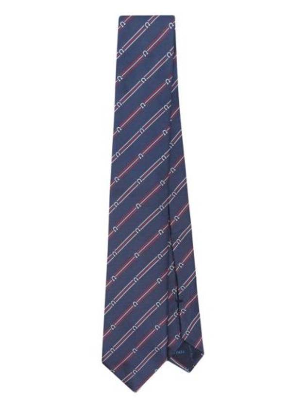 Tie 350975 0773703 NAVBO BLUE - SALVATORE FERRAGAMO - BALAAN 1