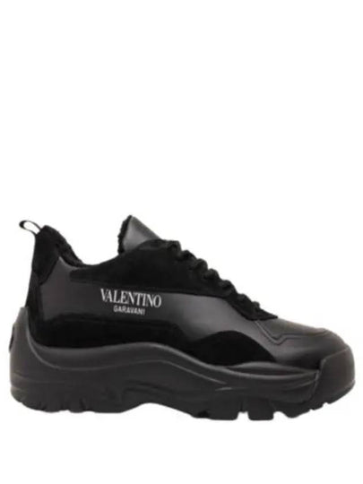 Gumboy Low-Top Sneakers Black - VALENTINO - BALAAN 2