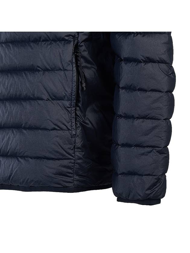 Loom Woven Chambers R Nylon Down TC Light Hoodie Down Jacket Midnight Blue - STONE ISLAND - BALAAN 7