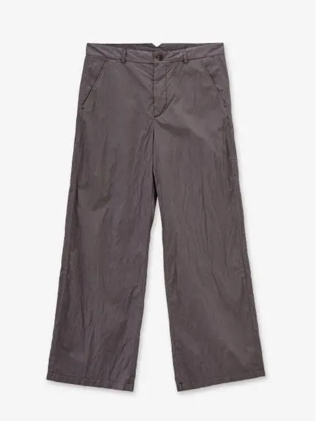 Straight Leg Crinkle Cotton Blend Trousers M2234TAL B0080395263 - OUR LEGACY - BALAAN 2