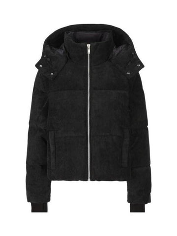 Corduroy Comptoir Bomber Padding Black - MOOSE KNUCKLES - BALAAN 1