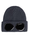 Signature Goggles Wool Beanie Grey - CP COMPANY - BALAAN 1