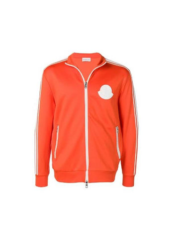 big logo zip-up jacket orange - MONCLER - BALAAN 1