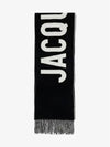 Lecharpe Fringe Logo Virgin Wool Muffler Navy - JACQUEMUS - BALAAN 2