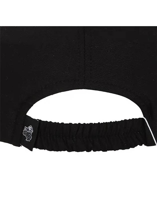 Terrier Embroidery Ribbon Ball Cap 8413LZSPBLACK - BLACK&WHITE - BALAAN 4