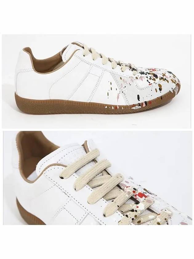 Replica Paint Drop Low Top Sneakers White - MAISON MARGIELA - BALAAN 5