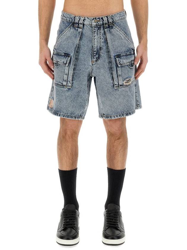 short pants 03420282 DENIM - MOSCHINO - BALAAN 2