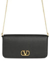 Gold V Logo Signature Shoulder Bag Bag Black - VALENTINO - BALAAN 2