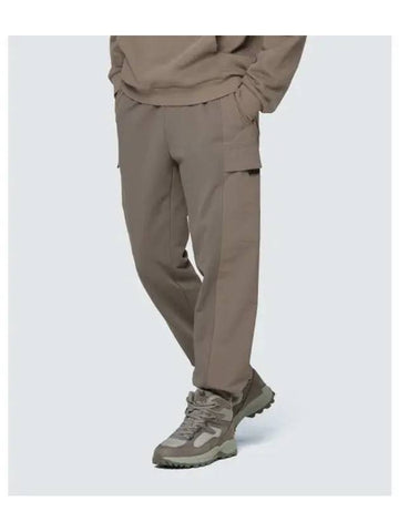 Woven Mix Jogger Pants Dark Khaki S24FMFFP24 - SNOW PEAK - BALAAN 1