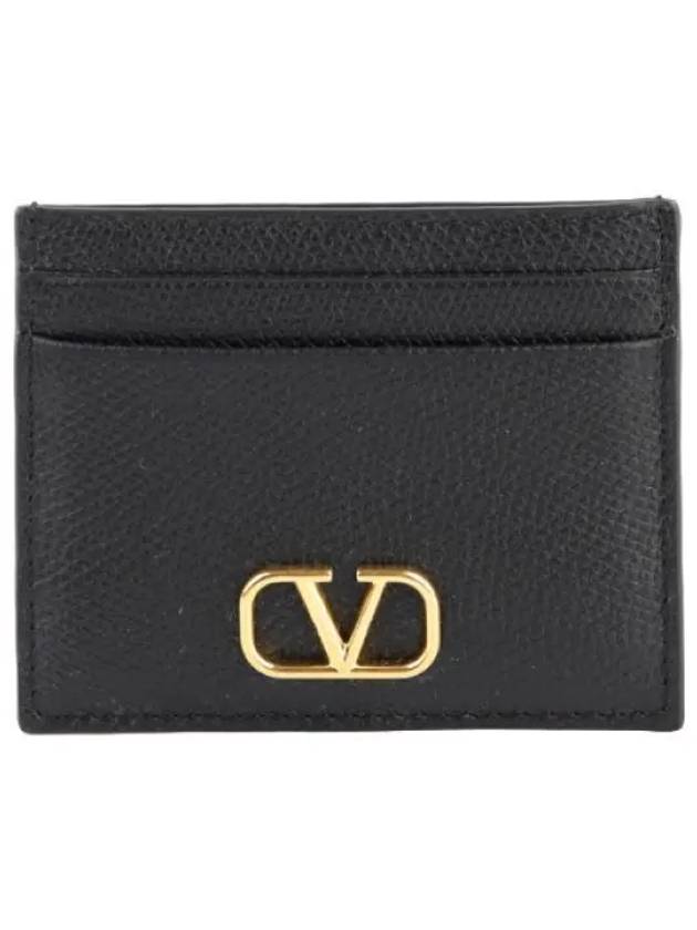 Logo Signature Card Case Women s Wallet - VALENTINO - BALAAN 1