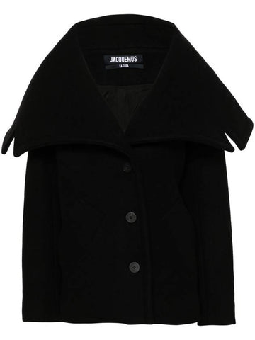 JACQUEMUS Coats Black - JACQUEMUS - BALAAN 1