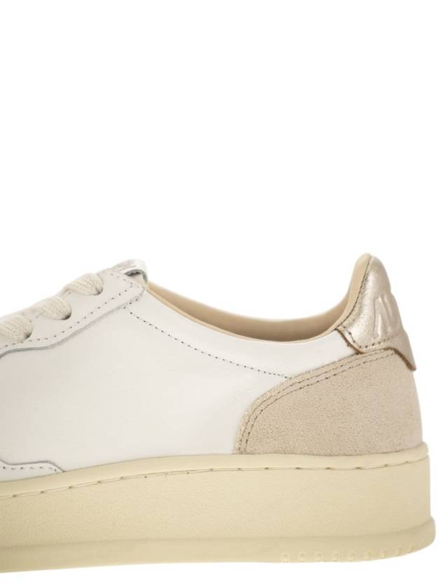 Medalist Leather Low-Top Sneakers Gold White - AUTRY - BALAAN 8