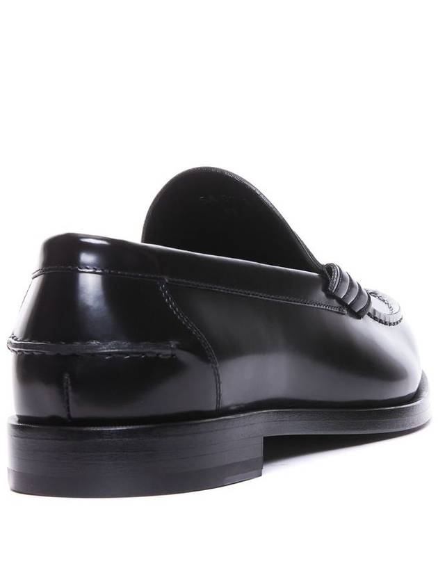 Mr G Mocassin Leather Loafers Black - GIVENCHY - BALAAN 3