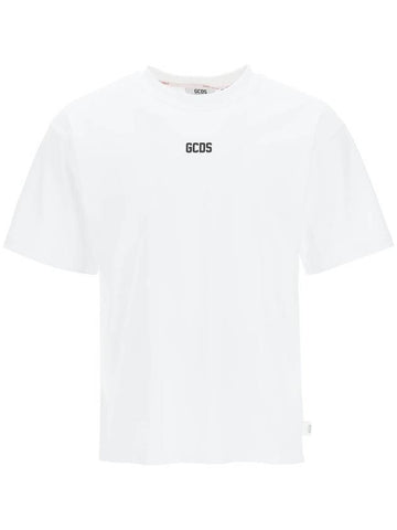 small logo short sleeve t-shirt white - GCDS - BALAAN 1