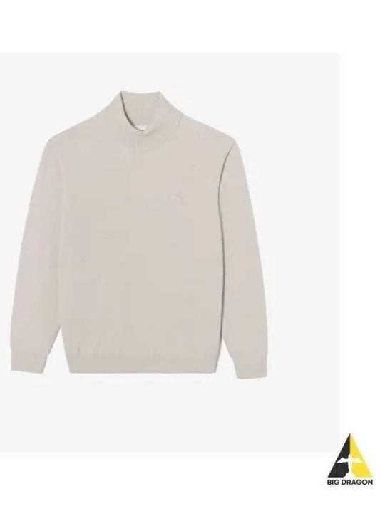 Men s Turtleneck Pullover Beige - LACOSTE - BALAAN 1