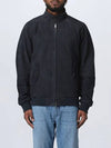 G9 Slim Fit Suede Jacket Navy - BARACUTA - BALAAN 2