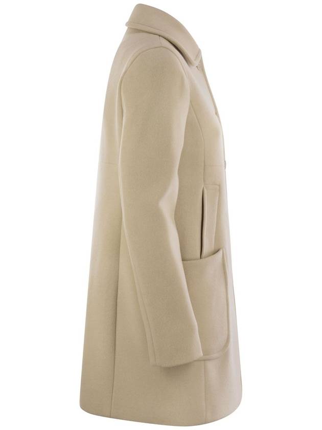 Wool and Cashmere Coat - FAY - BALAAN 3