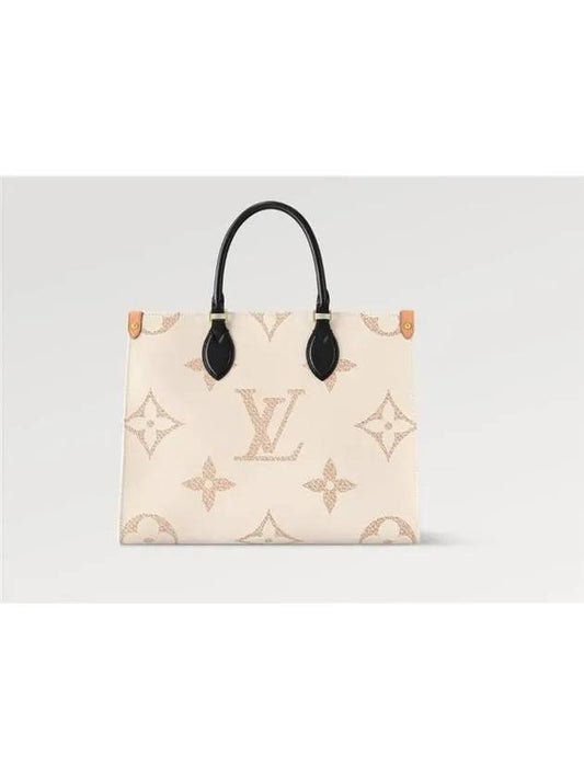 OnTheGo MM Monogram Canvas Tote Bag Beige - LOUIS VUITTON - BALAAN 2