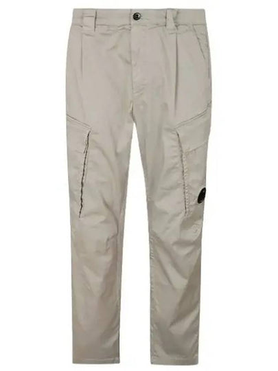 Stretch Sateen Loose Cargo Straight Pants Grey - CP COMPANY - BALAAN 2