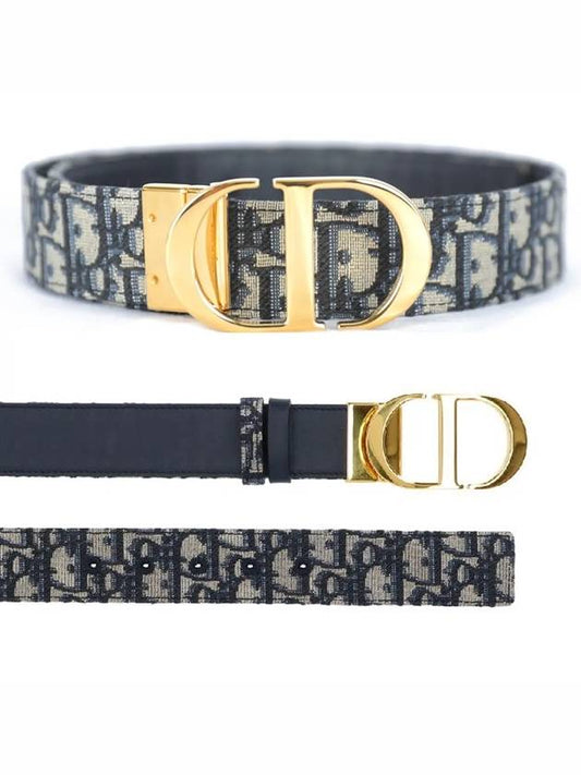 30 Montaine Reversible Leather Belt - DIOR - BALAAN 2