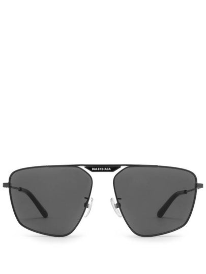 Eyewear BB0246SA Tag 20 Navigator Metal Sunglasses Black Gray - BALENCIAGA - BALAAN 2