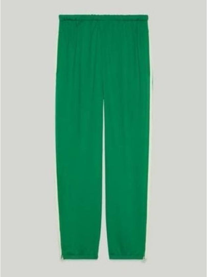 Technical Jersey Sweat Track Pants Green - GUCCI - BALAAN 2