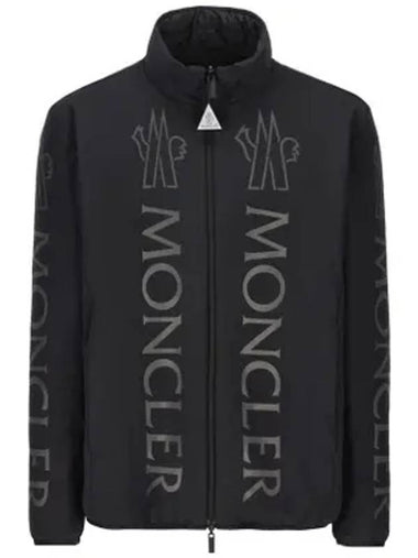 Ponset Reversible Logo Print Padding Black - MONCLER - BALAAN 1