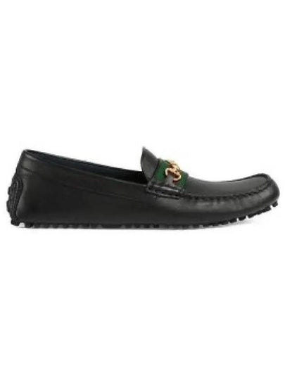 Web Horsebit Driving Shoes Black - GUCCI - BALAAN 2