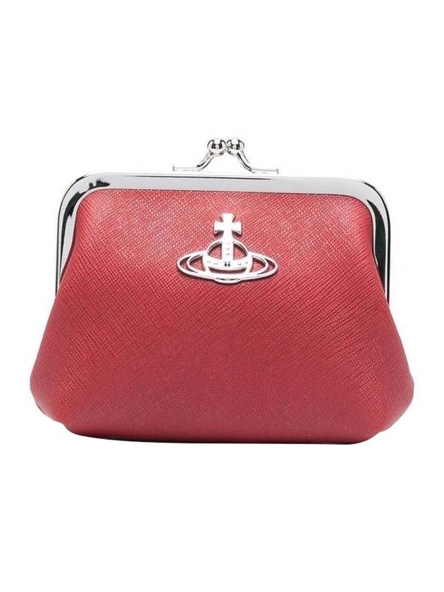 Derby Frame Coin Wallet Red - VIVIENNE WESTWOOD - BALAAN 1