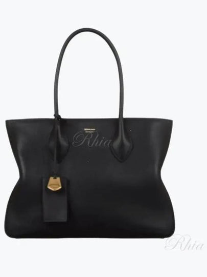 Calfskin Leather Tote Bag Black - SALVATORE FERRAGAMO - BALAAN 2