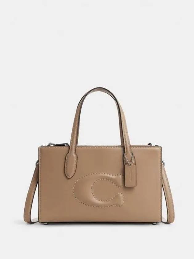 Nina Small Tote Bag Beige - COACH - BALAAN 1