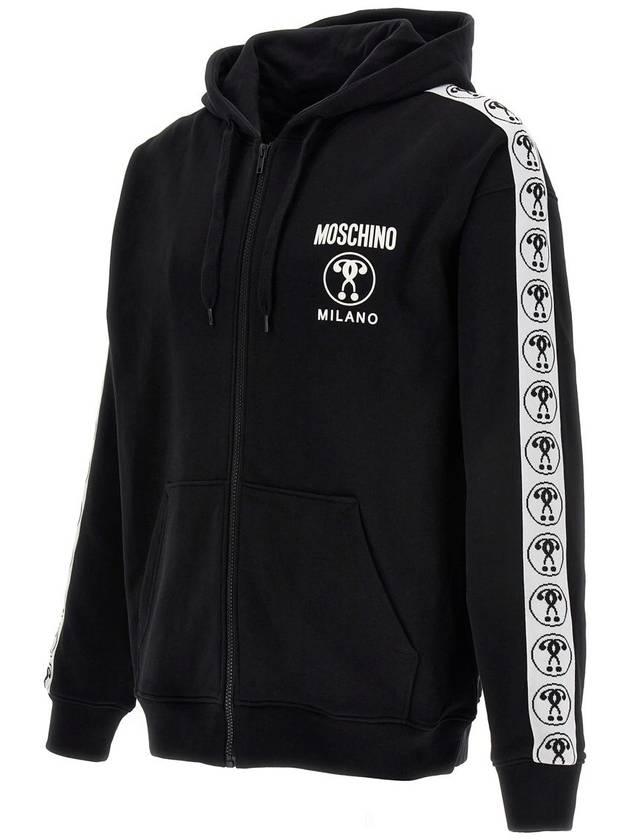 FW 23 24 Sweatshirt con cappuccio Double Question Mark A172470281555 - MOSCHINO - BALAAN 4