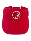 golf wear logo line color sun cap Red - J JANE - BALAAN 2