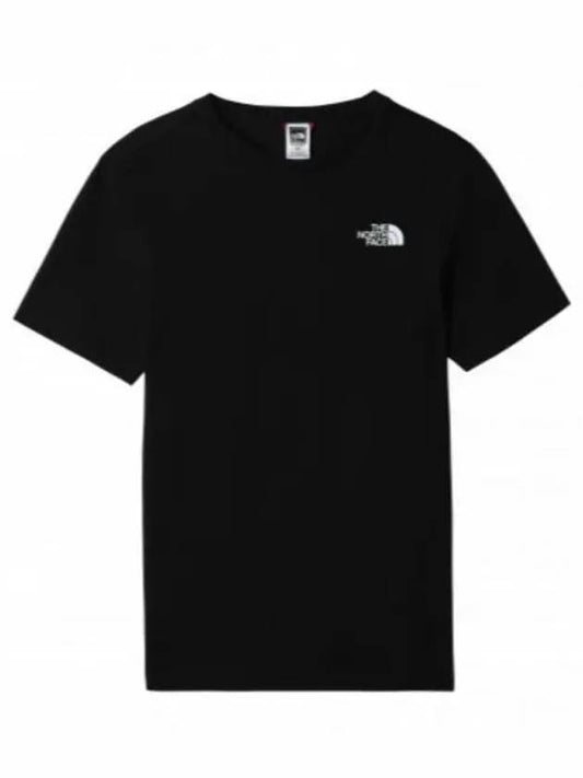 Men's Graphic Cotton Short Sleeve T-Shirt Black - THE NORTH FACE - BALAAN 2