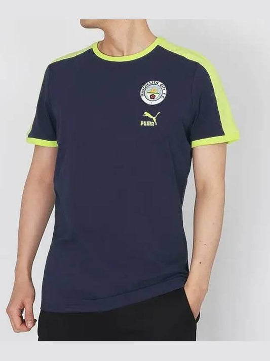 Manchester City Short Sleeve Tee Heritage T7 Tee Manchester City - PUMA - BALAAN 1