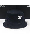 CC logo doublesided reversible bucket hat black - CHANEL - BALAAN 1