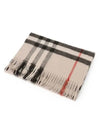 8015533 A5129 Check Cashmere Fringe Muffler - BURBERRY - BALAAN 3