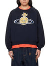 Time Machine Raglan Sweatshirt Navy - VIVIENNE WESTWOOD - BALAAN 2